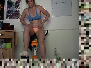 Aurora Willows Doing Cardio In A Skimpy Bikini