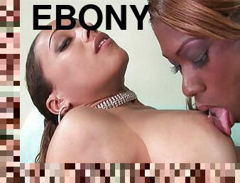 Ebony Babes Jackie Brown And Cassidy Clay Go Lesbian