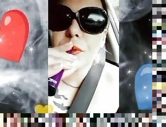 Smoking fetish / heavy vaping