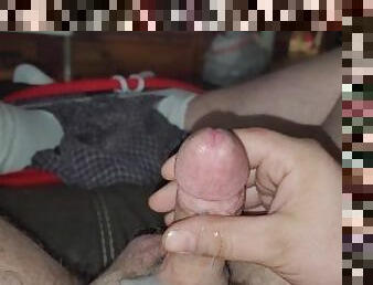 Draining my balls! Huge cumshot!