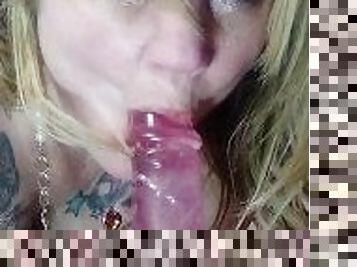 Cute Blonde Milf Gets Carried Away With Pink Dildo