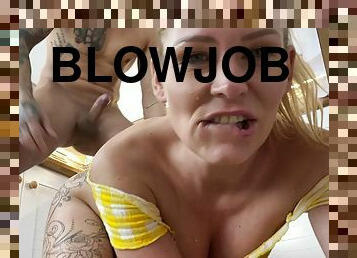 pissing, anal, blowjob, par, cum, blond, våt, banan