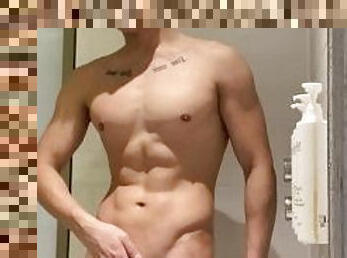 asia, mandi, mastubasi, amatir, dewasa, penis-besar, homo, handjob-seks-dengan-tangan-wanita-pada-penis-laki-laki, sentakkan, mandi-shower