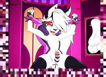 Femboy Loona gets high on a vibrator  Hazbin Hotel  Loona's Time to Shine