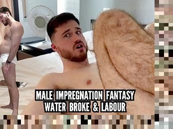 Make Impregnation fantasy - water broke & labour