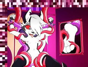 Caress Loona's Pussy  Loona from Hazbin Hotel  Loona's Time to Shine