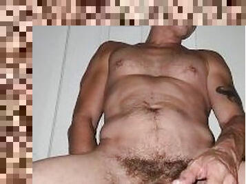 Jacking Off in the Middle of the Night, Great Cumshot!