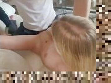 amatør, babes, blowjob, stor-pikk, tenåring, hardcore, handjob, creampie, høyskole, blond