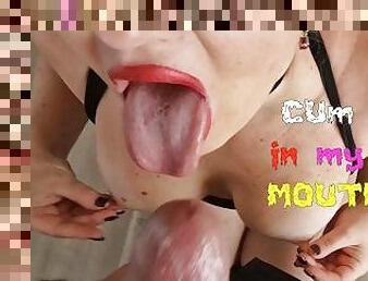 A.I. Sex Doll Molly - Sloppy Blowjob - Cum face slap