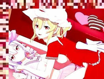 SEXUAL TIME WITH REMILIA AND FLANDRE FROM TOUHOU (HENTAI UNCENSORED)