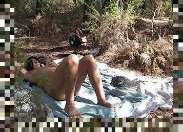 Public Sex In The Forest With A Stranger! Big Ass And Pussy Cumshot 7 Min