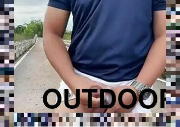 HIROSHI : Solo outdoor cumshots