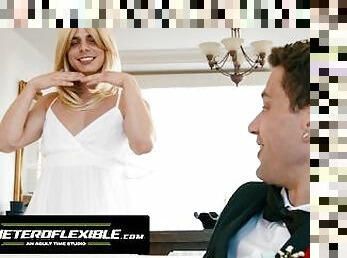 HETEROFLEXIBLE - Femboy Asher Day Disguises Himself As The Bride To Please Straight Groom Quin Quire