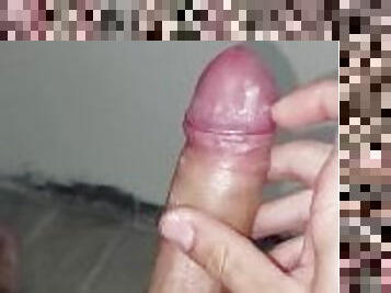 Using my cum as lube to cum again ¡Creamy and delicious cock!