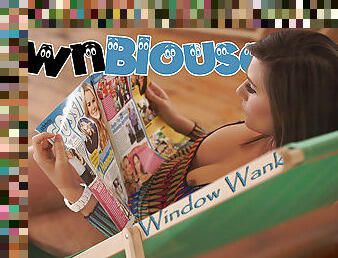 Charlie Rose in Window Wank - DownblouseJerk