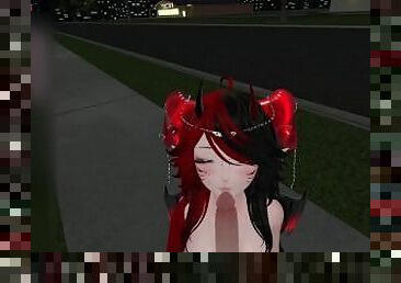 Vtuber slut gets fucked while playing vrchat by her simp