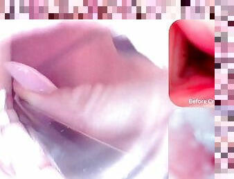 Camera Inside Real Vagina Before & After Creampie - Cervix POV