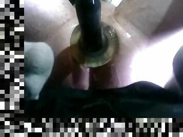 huge tunnel plug with fucking machine very messy and noisy fuck and very wet