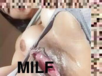 muncrat, amatir, anal, dewasa, jenis-pornografi-milf, latina, seorang-diri, ruang-olahraga