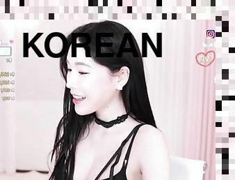 Good-looking Korean female anchor masturbates Korean+BJ live broadcast, ass, stockings, doggy style, Internet celebrity, oral sex, goddess, black s...