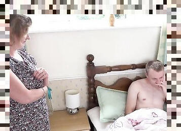 Aunt Judy's XXX - 46yo Big Tit MILF Landlady Nel lets her Broke Tenant pay the rent in CUM!